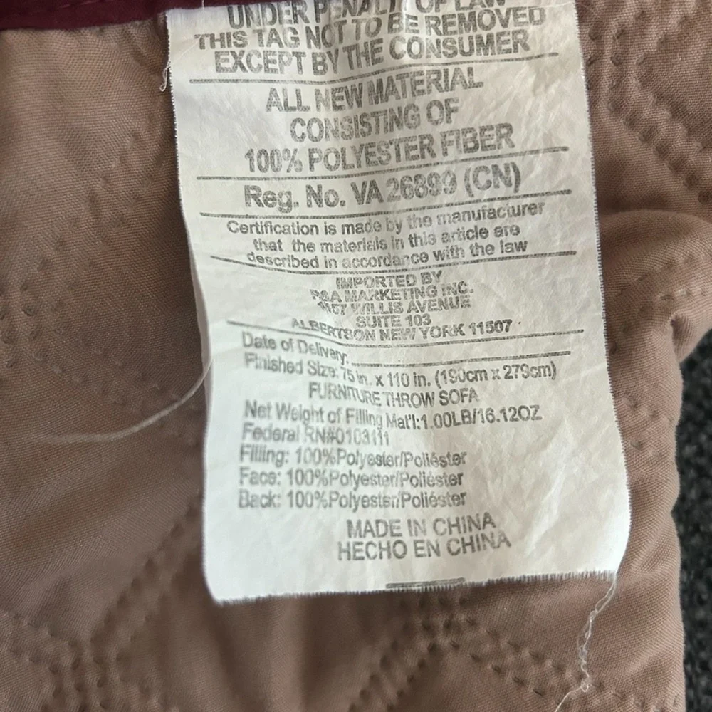 Quilted Pattern Sofa Cover
